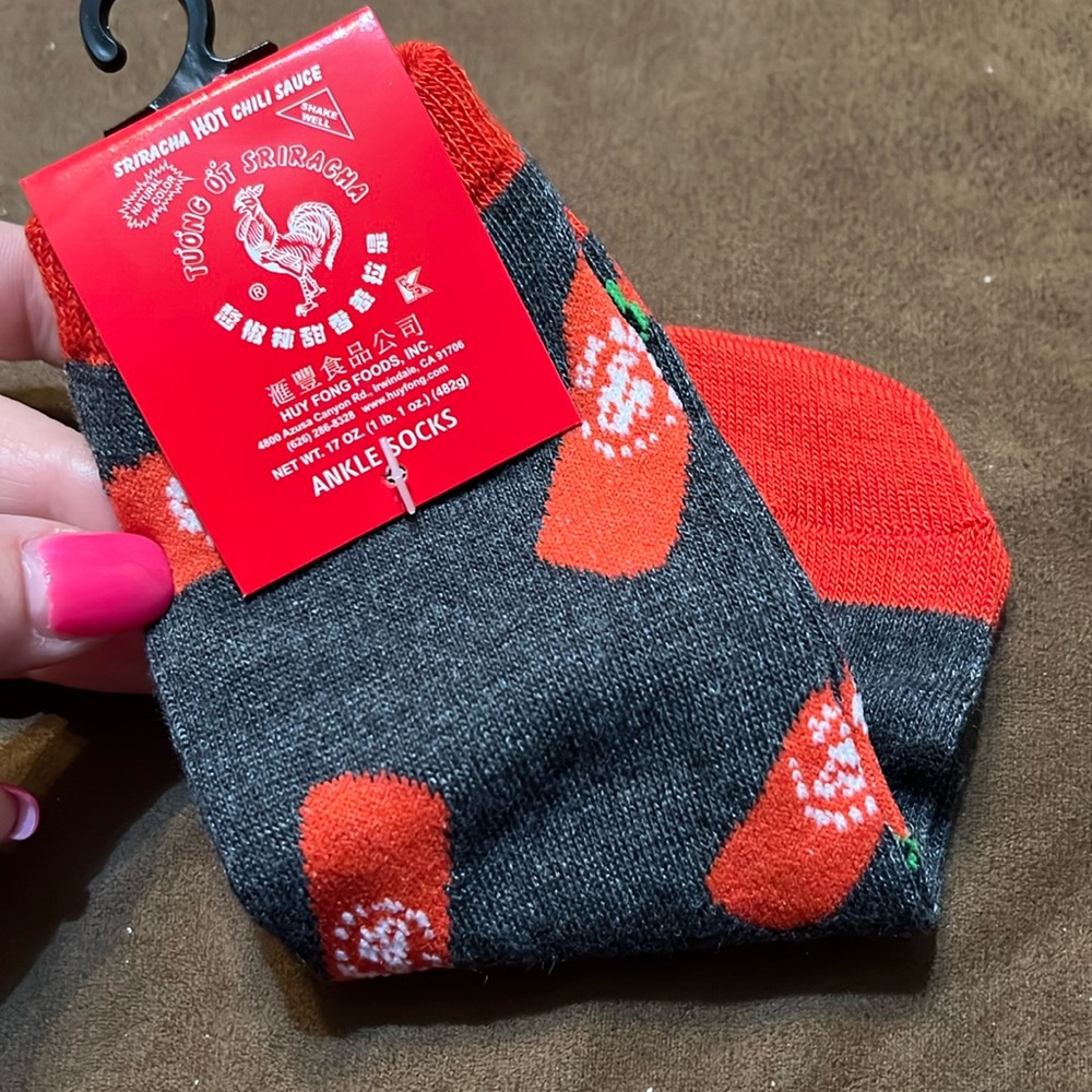 NWT CultureFly Sriracha Socks